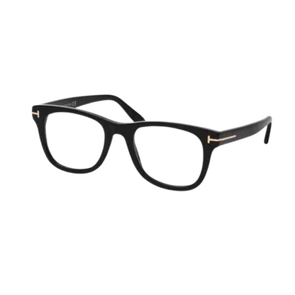 Tom Ford Blue Block Black Square Men's Eyeglasses TF5820 B001/50