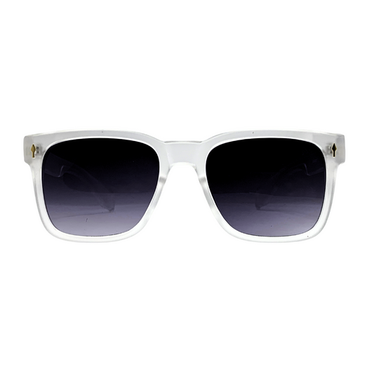 Essentials Jared White Square Unisex Sunglasses LN86333 C10M/53