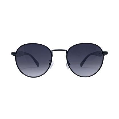 Hip Hop Blue Round Unisex Sunglasses