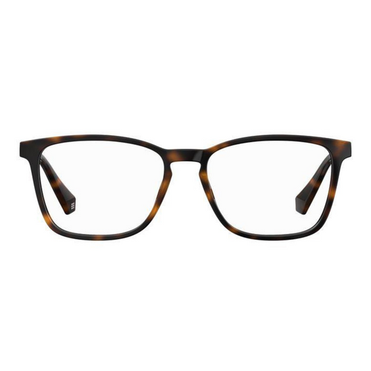 Polaroid Havana Rectangle Unisex Eyeglasses  PLD D373 086/54