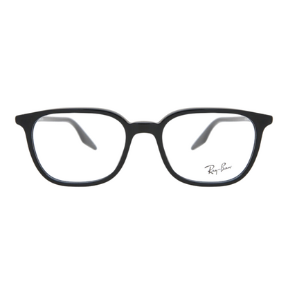 Ray-Ban Core Midnight Black Square Eyeglasses for Men RB5406 2000/54