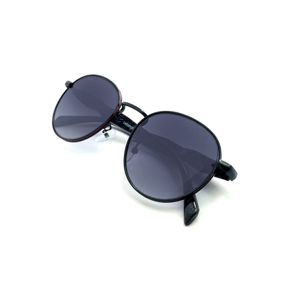 Hip Hop Blue Round Unisex Sunglasses