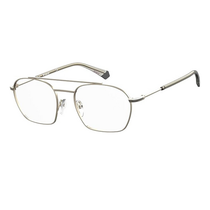 Polaroid Golden  Grey Aviator Eyeglasses for Men PLD D385 OPO/54