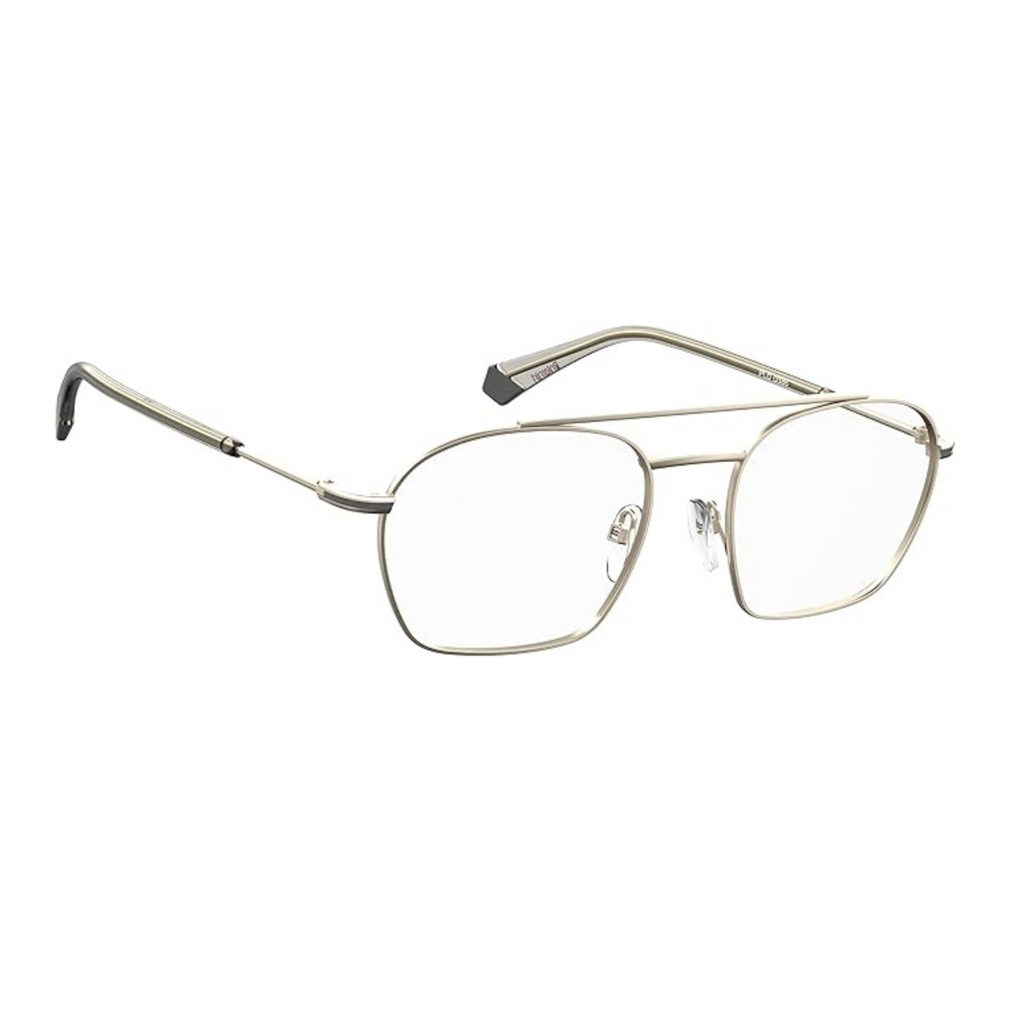 Polaroid Golden  Grey Aviator Eyeglasses for Men PLD D385 OPO/54