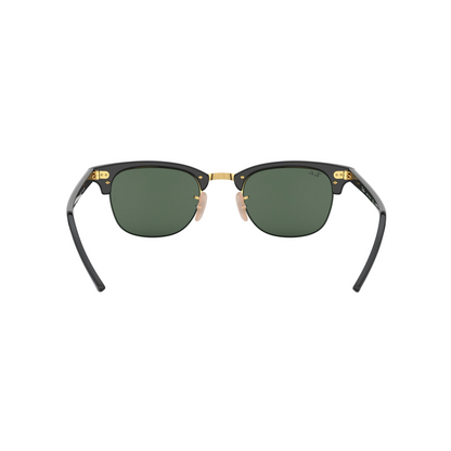 RAY-BAN Black Green Clubmaster Unisex Sunglasses RB4354 601/7148