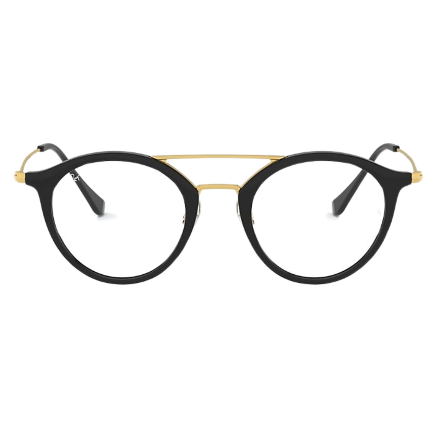 Rayban Black Gold Aviator Eyeglasses for Men RB7097 2000