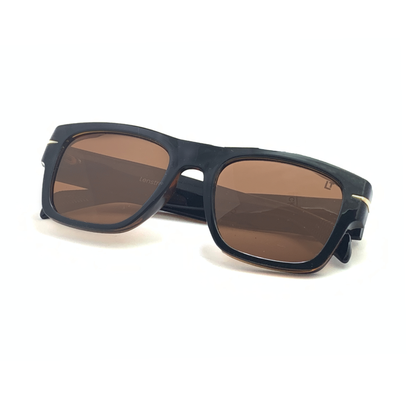 Hip Hop Brown Square Unisex  Sunglasses