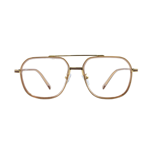 ALFA "Vienna" Gold Aviator Eyeglasses for Men 23008 C5/14 58