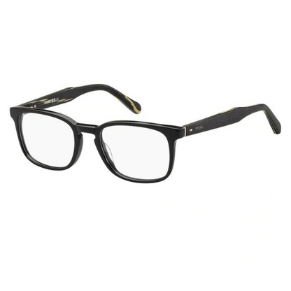 Fossil Black Square Unisex Eyeglasses FOS7014 807/51