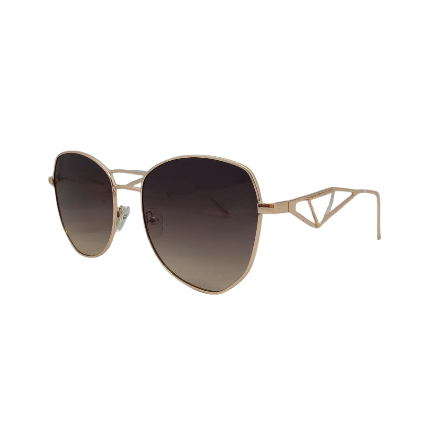 Essentials "Poppy" Geometric Round Sunglasses For Women 18095