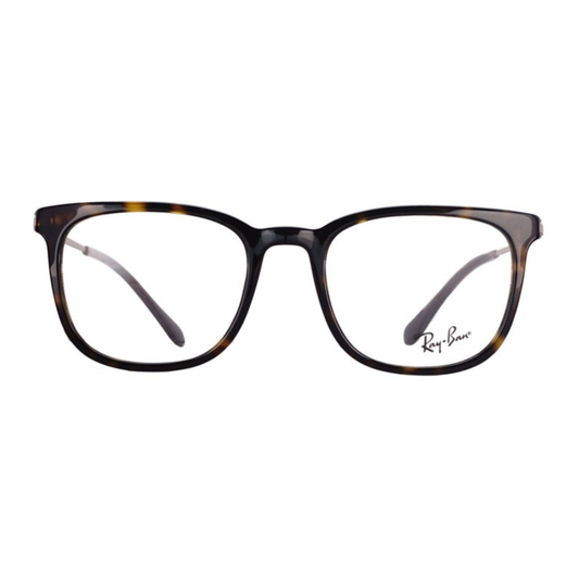 Ray-Ban Golden Havana Square Unisex Eyeglasses RB5363I 2012/51