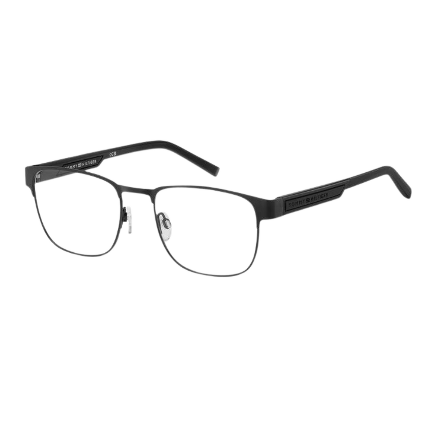 Tommy Hilfiger Matte Black Square Unisex Eyeglasses TH2090 003