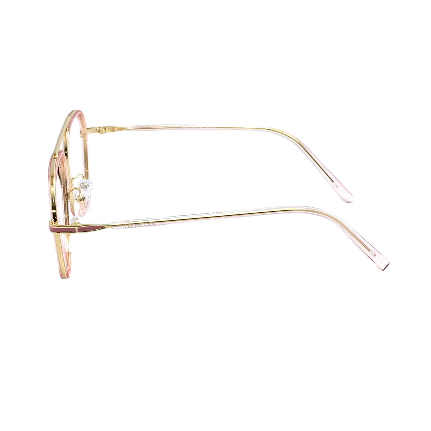 ALFA "Vienna" Rose Gold Aviator Eyeglasses for Men 23008 C5/8 56