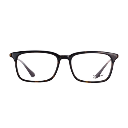 Ray-Ban Havana Rectangle Unisex Eyeglasses RB5364I 2012/53