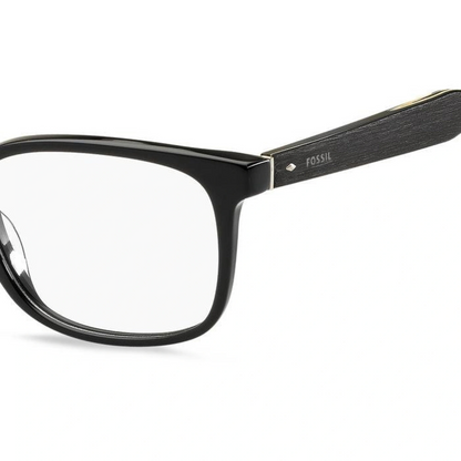 Fossil Black Square Unisex Eyeglasses FOS7014 807/51