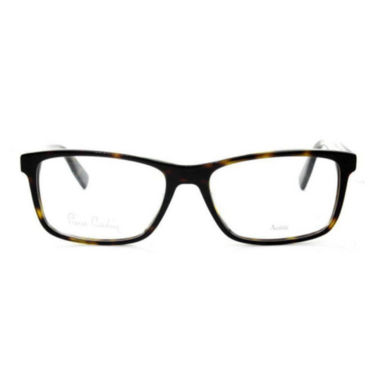 Pierre Cardin Brown Tortoise Unisex Rectangle Eyeglasses PC61864PN