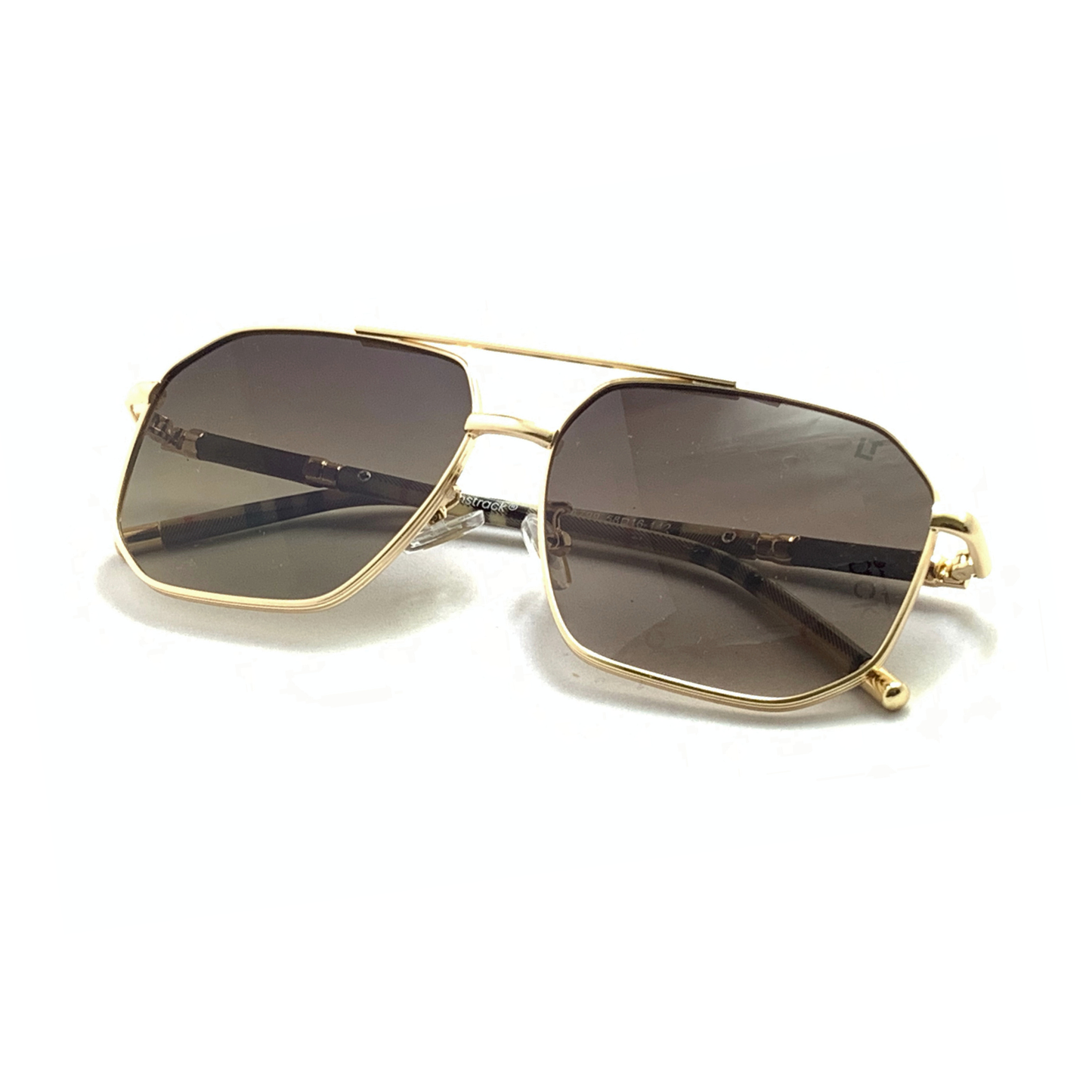 Hip Hop Gold Square Unisex Sunglasses