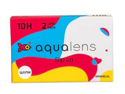 Aqualens 10H Clear Monthly Disposable 2 Lens Pack