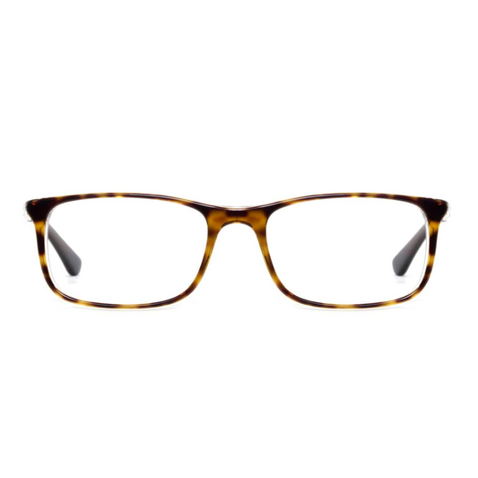 Ray-Ban Broad Rectangle Havana Unisex Eyeglasses RB5384I 5082/55