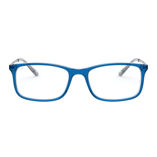 Ray-Ban Blue Rectangle Broad Unisex Eyeglasses RB5384 5111/55