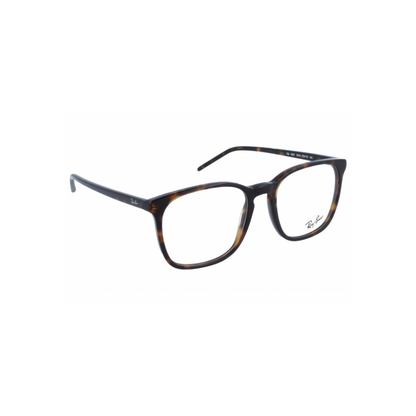 Ray-Ban Optics Havana Square Unisex Eyeglasses RB5387 2012/52