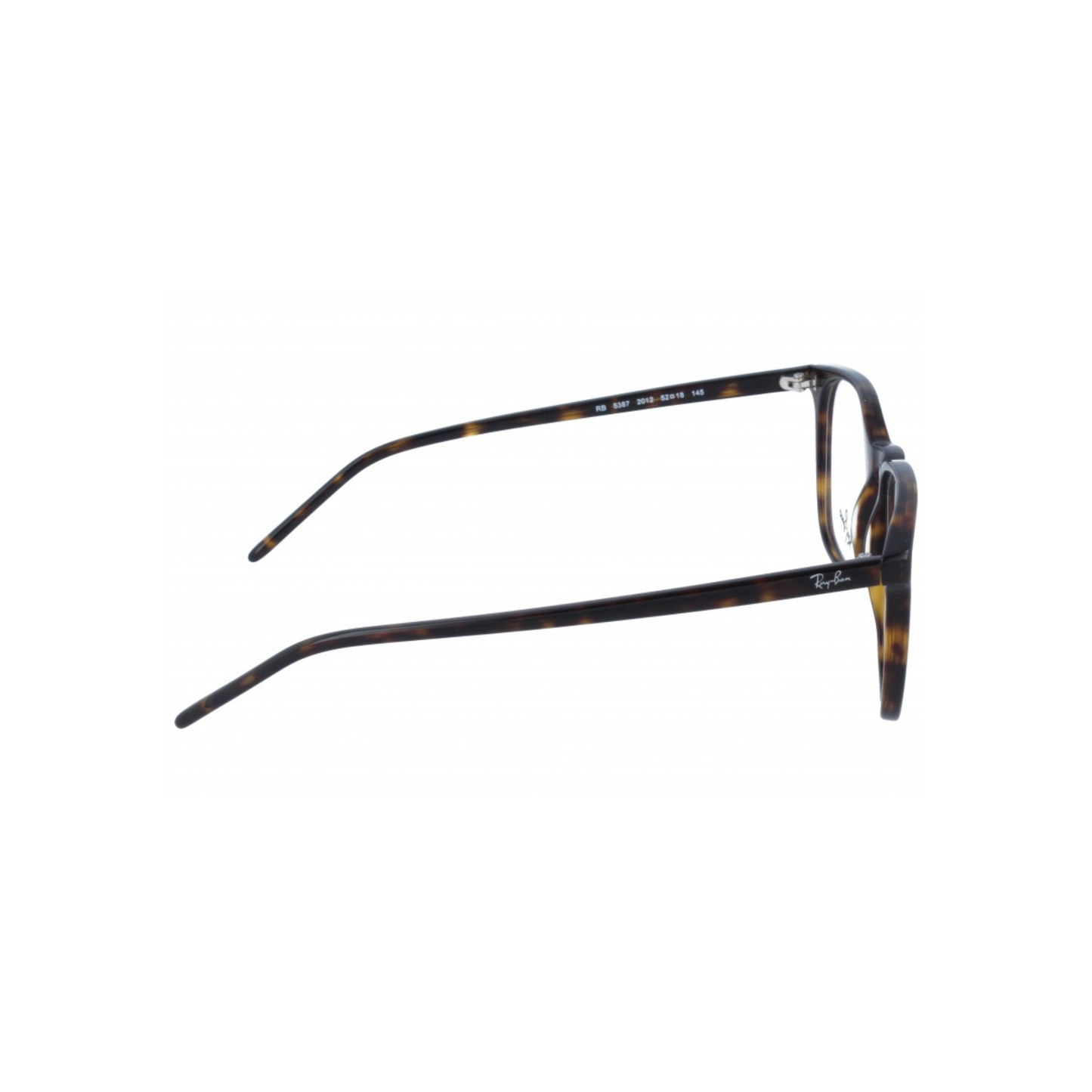 Ray-Ban Optics Havana Square Unisex Eyeglasses RB5387 2012/52