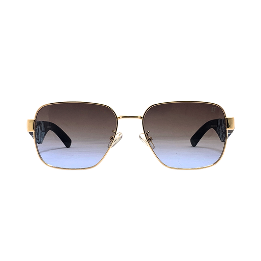 Hip Hop Blue Square Unisex Sunglasses