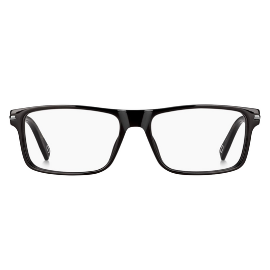 Marc Jacobs Black Rectangle Unisex Eyeglasses MARC228 807/55