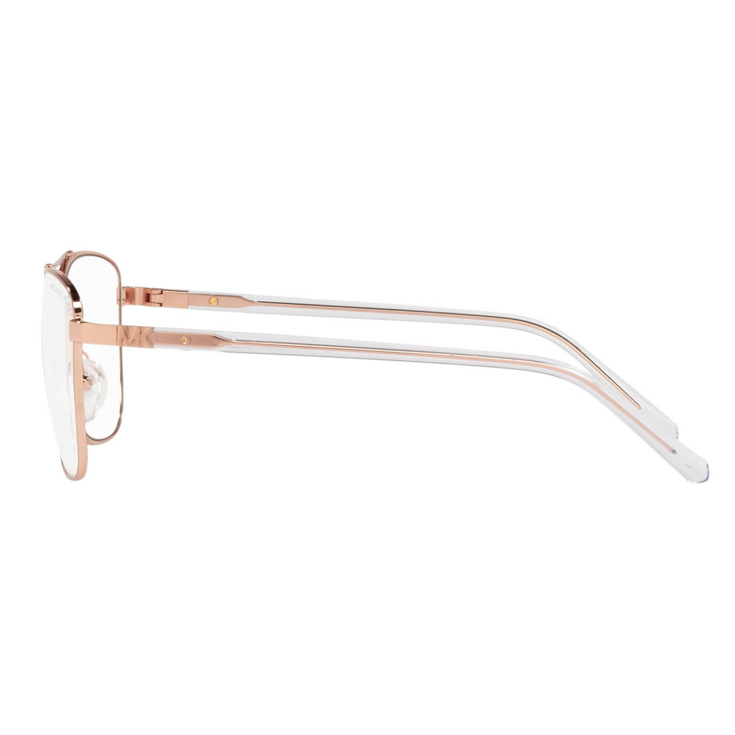 Michael Kors Stratton Rose Gold Square Aviator Eyeglasses MK1096 1108S/B/56