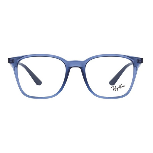 Ray-Ban Transparent Violet Square Unisex Eyeglasses RB7177 5995/51