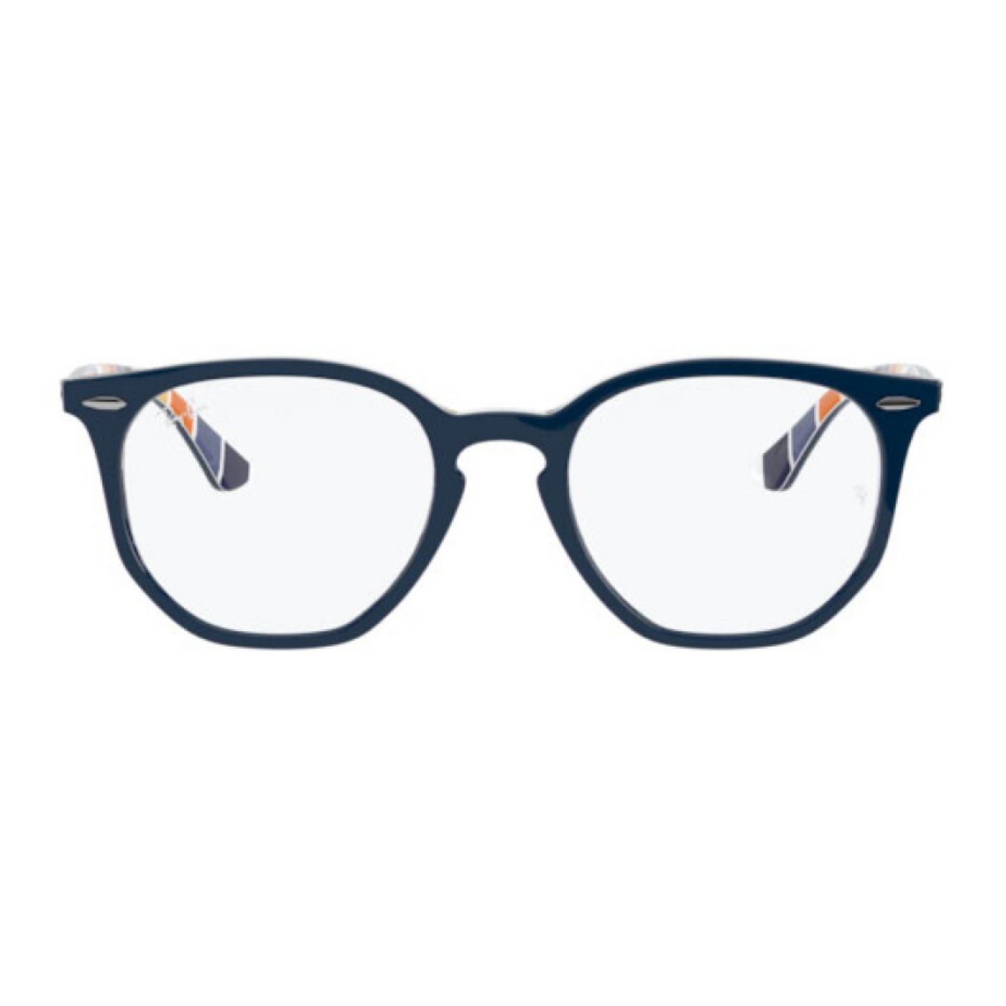 Ray-Ban Optics Hexagonal Blue Unisex Eyeglasses RB7151 8091/50