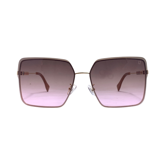 Hip Hop Purple Square Unisex Sunglasses