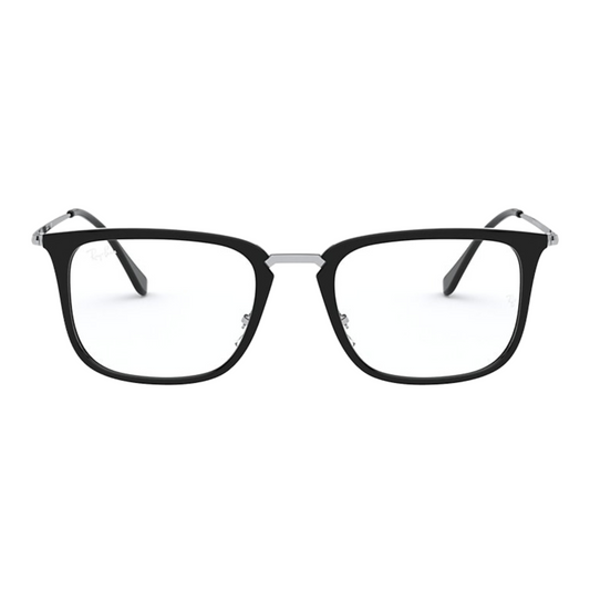 Ray-Ban Square Black Unisex Eyeglasses RB7141 5753/50