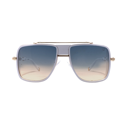 Hip Hop Blue Square Unisex Sunglasses