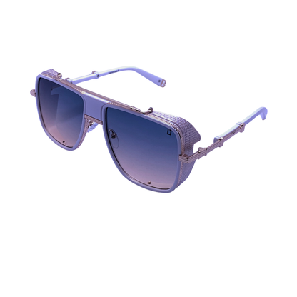 Hip Hop Blue Square Unisex Sunglasses