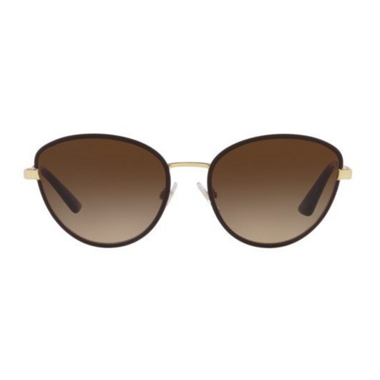 Dolce & Gabbana Matte Brown Cat Eye Sunglasses for Women DG2280 1320/13 56