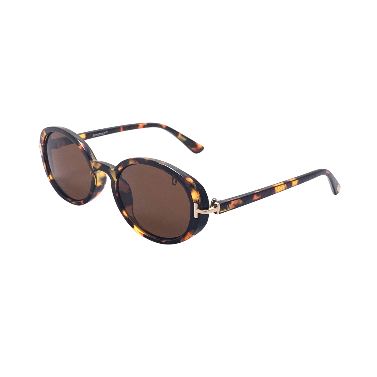 Hip Hop Havana Oval Sunglasses for Women