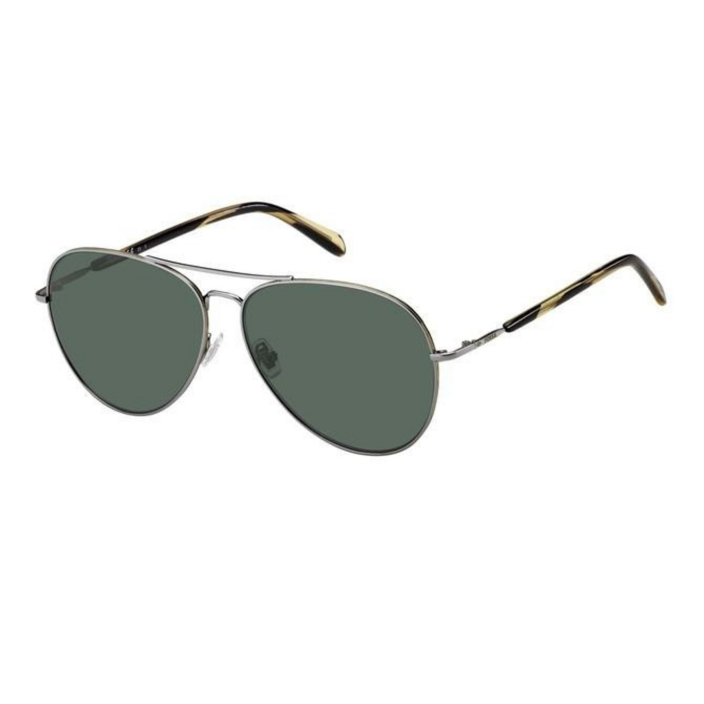 Fossil Black Aviator Sunglasses for Men FOS3104/G/S0039O61