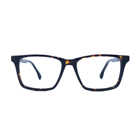 Luxury Line "Raj" Havana Square Unisex Eyeglasses RTA6006 C4/53