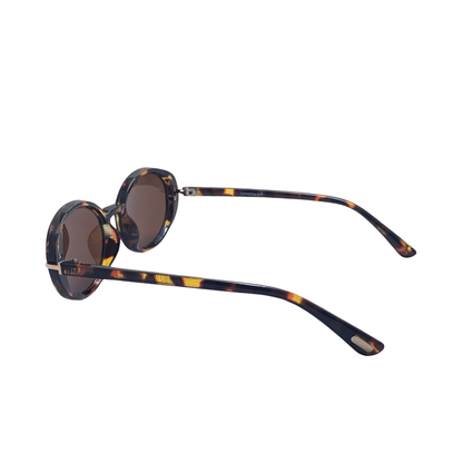 Hip Hop Havana Oval Sunglasses for Women