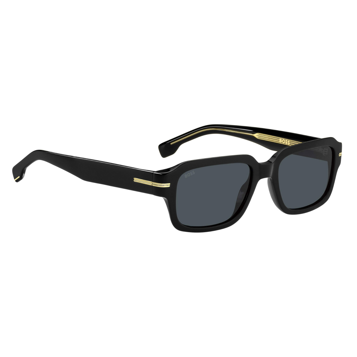 BOSS Square Black Unisex Sunglasses 1596/S 807A9