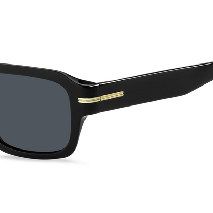 BOSS Square Black Unisex Sunglasses 1596/S 807A9