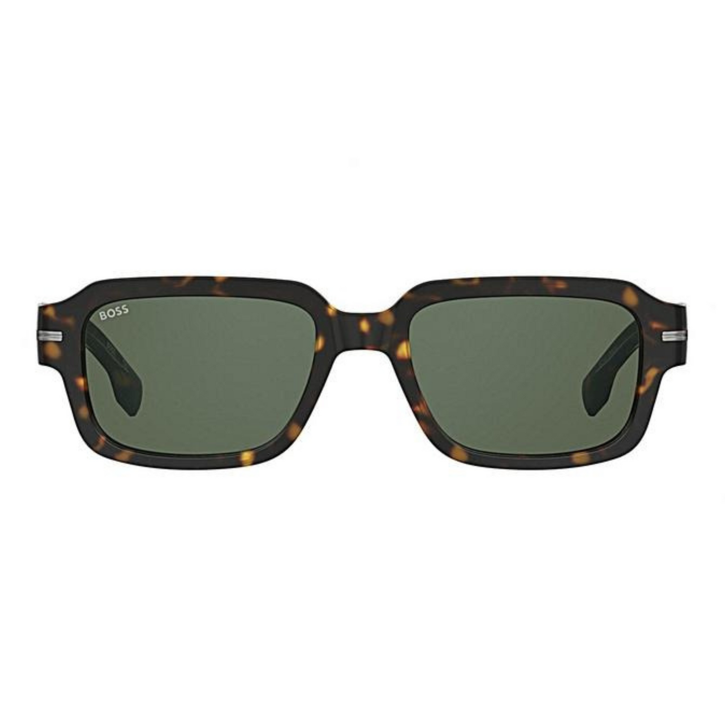 BOSS Dark Tortoise Square Unisex Sunglasses 1596/S O8607