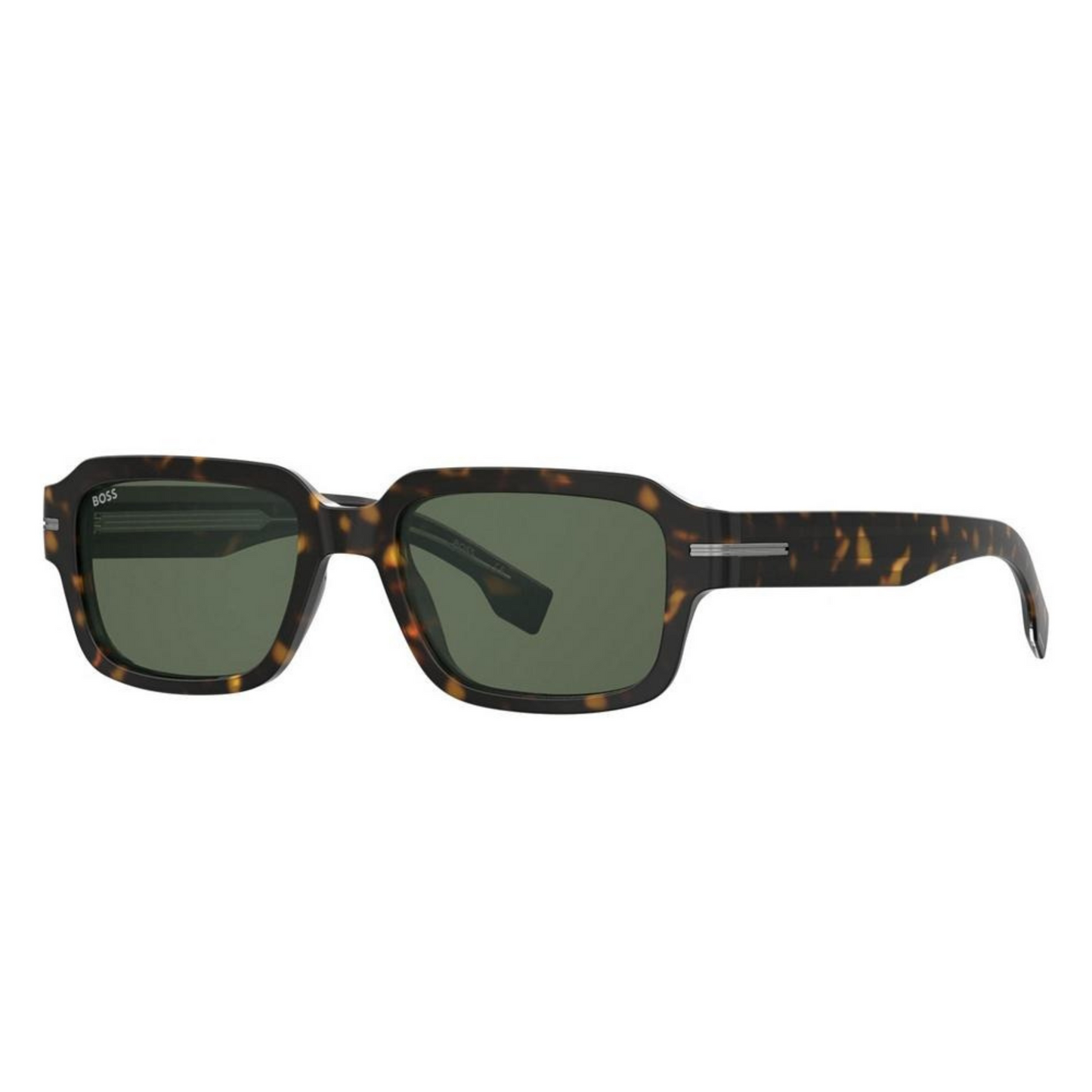 BOSS Dark Tortoise Square Unisex Sunglasses 1596/S O8607