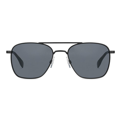 Hugo Boss Matte Black Square Unisex Sunglasses HG0330/S 003IR/55