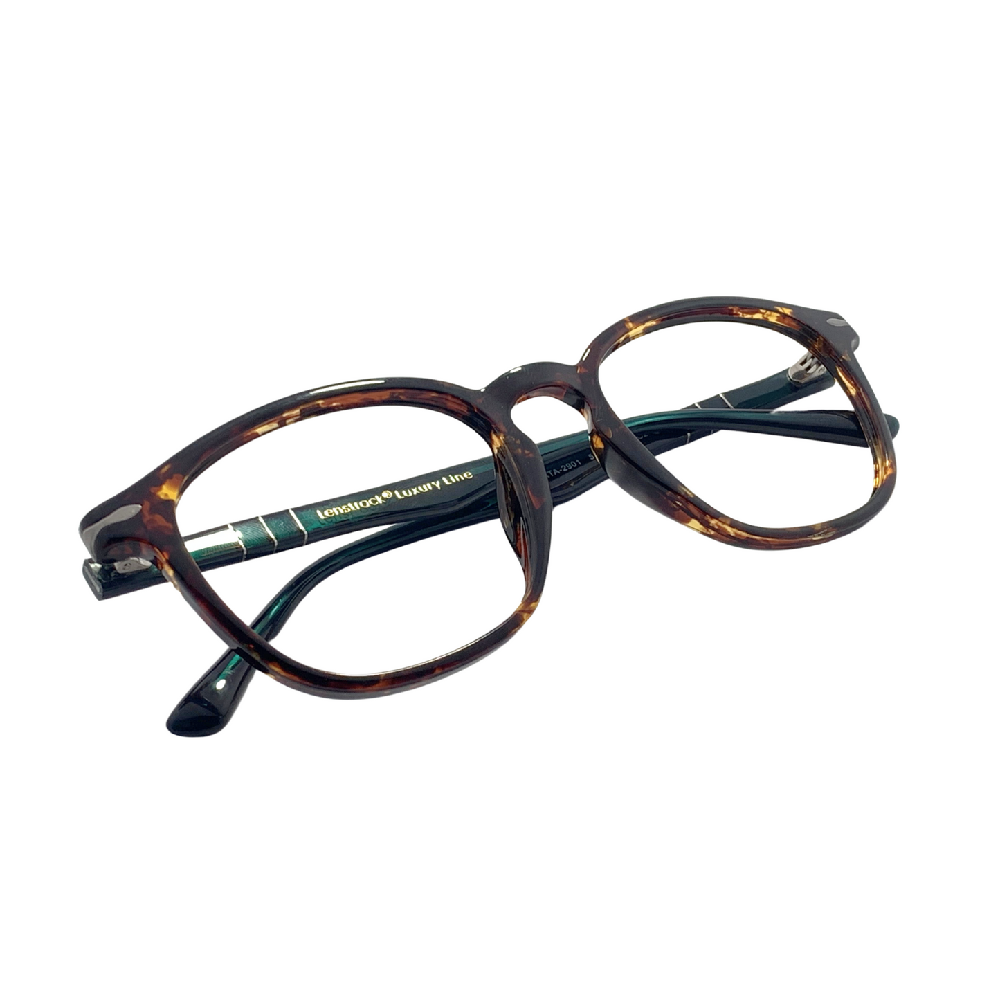 Luxury Line "Amar" Havana Oval Unisex Eyeglasses RTA2901 C2/52