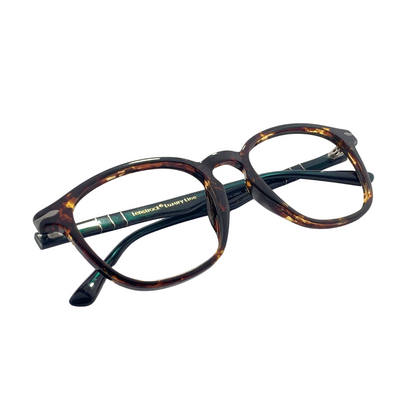 Luxury Line "Amar" Havana Oval Unisex Eyeglasses RTA2901 C2/52