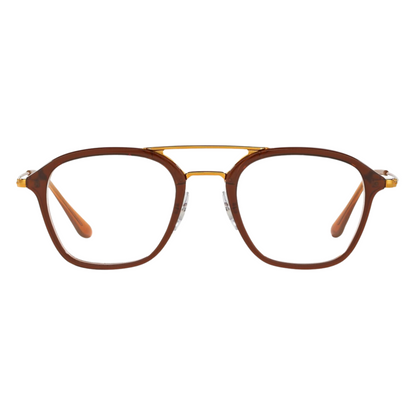 Rayban Square Aviator Marrone Eyeglasses for Men RB7098 5634