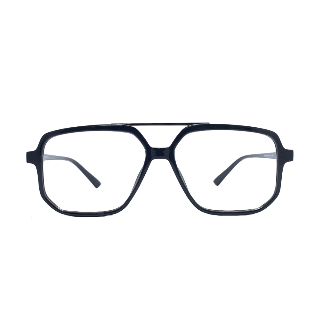 Essentials "Skyro" Square Aviator Bluecut Zero Power Eyeglasses 3257