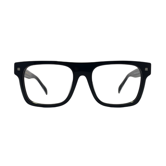 Luxury Line "Ranvijay" Black Wayfarer Unisex Eyeglasses RTA2502S C1/53